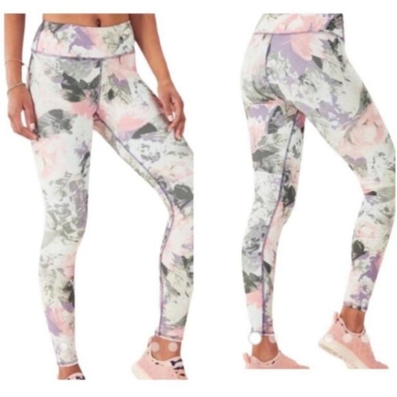 Fabletics Salar Floral Powerhold Leggings Size XXL - Picture 1 of 11